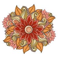 Vector Colored Floral Background N37