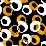 Seamless trendy blog background textures with hand drawn gold an N9