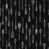 Hand drawn tribal background