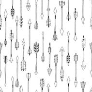 Hand drawn tribal background N2