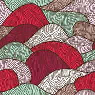 doodle waves pattern