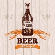 Oktoberfest vintage background N3