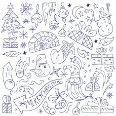 Christmas doodles N21