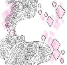 Abstract hand-drawn doodle background