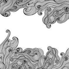 Abstract wave design