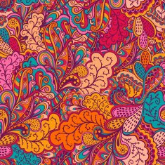 hand-drawn waves pattern