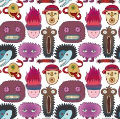 Monsters pattern N4