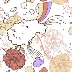 vector seamless pattern N14
