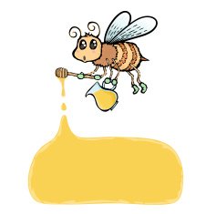 Cartoon Bee N190