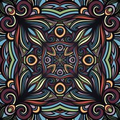 Seamless Ornate Pattern (Vector) Hand Drawn Texture N120