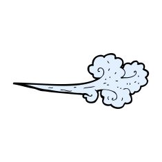 comic cartoon gust of wind N4