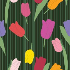 Tulips pattern