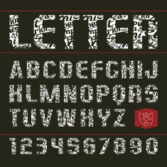 Sans serif decorative font
