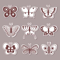 Doodle Butterflies