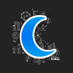 Drawing business formulas moon N26
