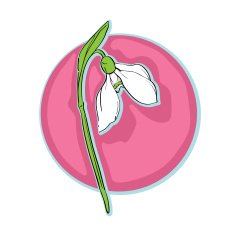 Snowdrop Clip Art N6