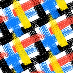 Vector seamless bold plaid pattern N6