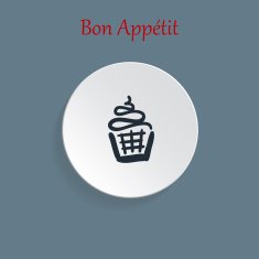 vector cupcake icons N2