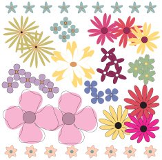 Flower Vector Design Elements