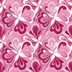 Vector doodle hand drawn seamless floral pattern N22