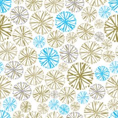 Light colorful floral background with dandelions