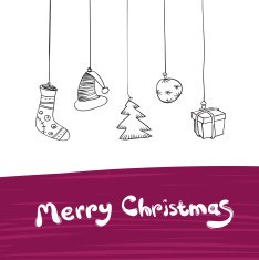 Merry Christmas Gifts Illustration Vector Eps8