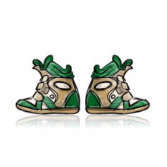 Female sneakers sketch for your design N3