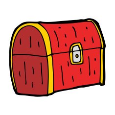 Cartoon Treasure Chest N26