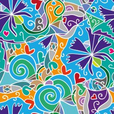 Abstract seamless pattern N43