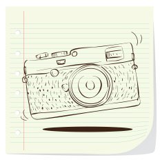 Retro Camera Doodle