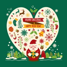 Merry Christmas Card N14