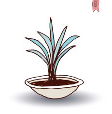 vase of flowers Vector illustration N14