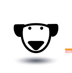 dog icon - illustration N47