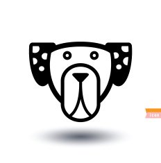 dog icon - illustration N51