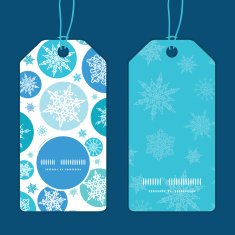 Vector round snowflakes Christmas snowflake silhouette pattern frame card template N5