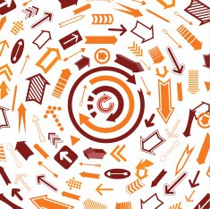 Set of arrows hand drawn vector illustration N43