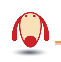 dog icon - illustration N56