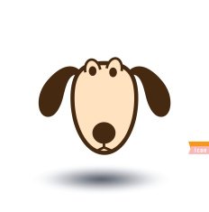 dog icon - illustration N58