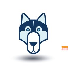 dog icon - illustration N59