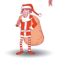 Santa Claus Vector Illustration N18
