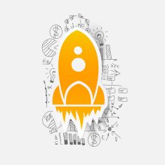 Drawing business formulas rocket N11