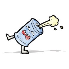 cartoon fizzing soda can N54