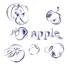 apple doodle N17