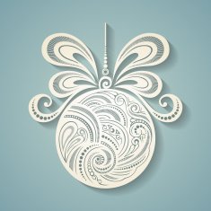 Vector Christmas Greeting Card N9