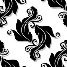 Seamless Ornate Pattern (Vector) Hand Drawn Texture N122