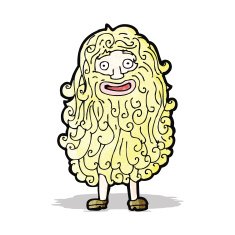 cartoon man with huge beard N2
