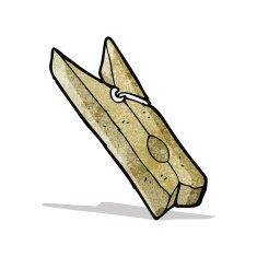 Cartoon Wooden Peg N13