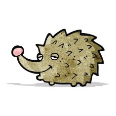 Cartoon Hedgehog N56