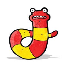 funny cartoon snake N99