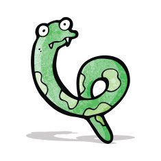 Cartoon Snake N302